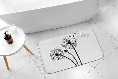 Tapis de bain Tapis de bain Fleurs de pissenlit