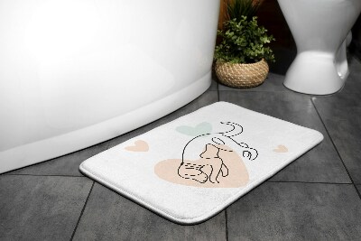 Tapis salle de bain Tapis salle de bain Animaux de chien