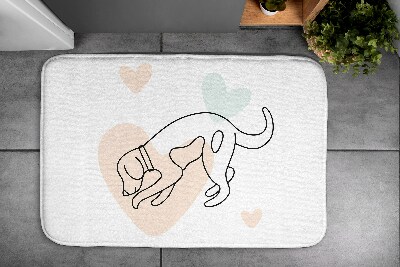 Tapis salle de bain Tapis salle de bain Animaux de chien