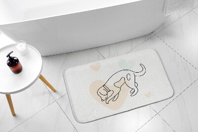 Tapis salle de bain Tapis salle de bain Animaux de chien