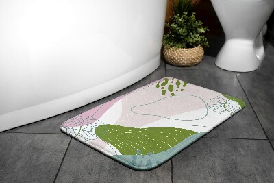 Tapis bain Tapis bain Abstraction géométrique