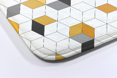 Tapis bain Tapis bain Cubes géométriques