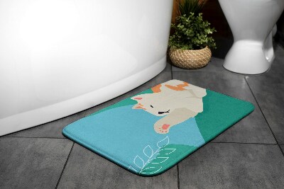 Tapis de salle de bain Tapis de salle de bain Animaux de minou