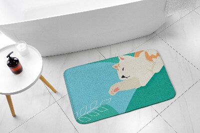 Tapis de salle de bain Tapis de salle de bain Animaux de minou