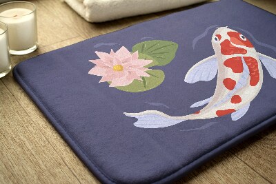 Tapis bain Tapis bain Poisson Koi