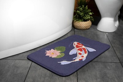 Tapis bain Tapis bain Poisson Koi