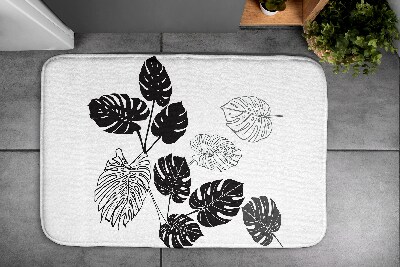 Tapis salle de bain original Tapis salle de bain original Feuilles monstres