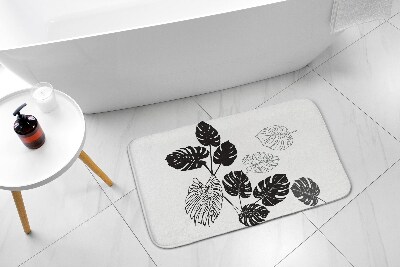 Tapis salle de bain original Tapis salle de bain original Feuilles monstres