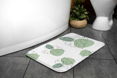 Tapis salle de bain original Tapis salle de bain original Feuilles monstres