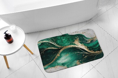 Tapis salle de bain original Tapis salle de bain original Marbre vert