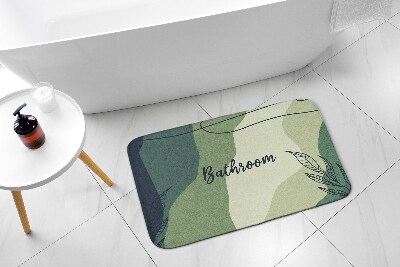 Tapis salle de bain original Tapis salle de bain original Verts pastel