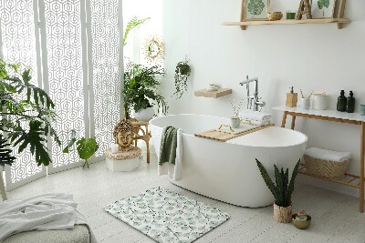 Tapis salle de bain original Tapis salle de bain original Feuilles d'eucalyptus