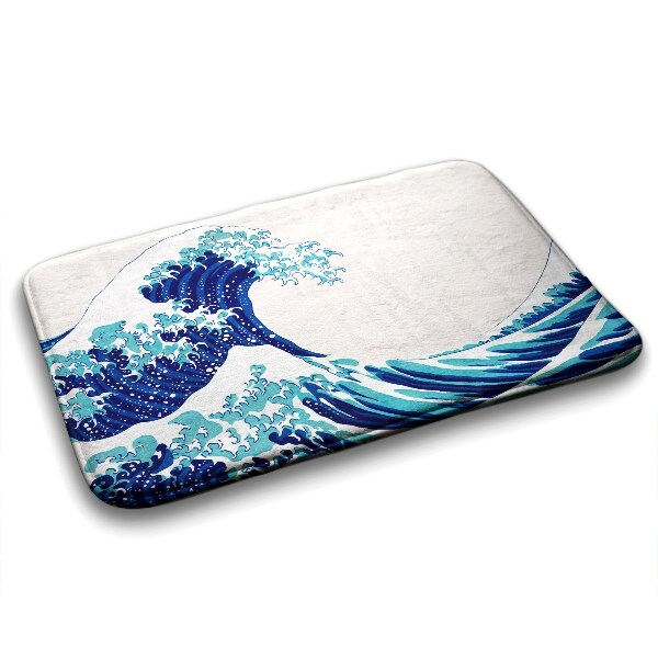 Tapis salle de bain original Tapis salle de bain original Mer de vagues de l'océan