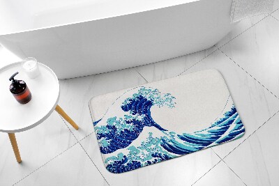 Tapis salle de bain original Tapis salle de bain original Mer de vagues de l'océan