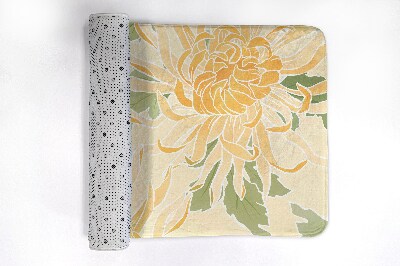 Tapis de bain Tapis de bain Fleurs de chrysanthemum