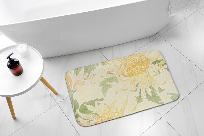 Tapis de bain Tapis de bain Fleurs de chrysanthemum