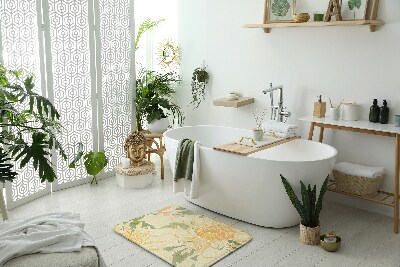 Tapis de bain Tapis de bain Fleurs de chrysanthemum