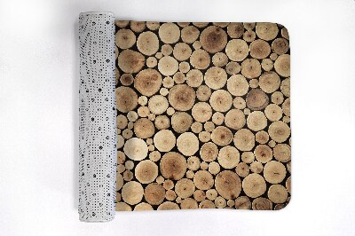 Tapis de bain Tapis de bain Journaux en bois