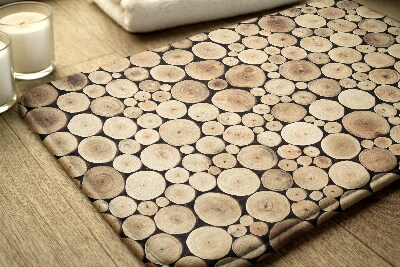 Tapis de bain Tapis de bain Journaux en bois