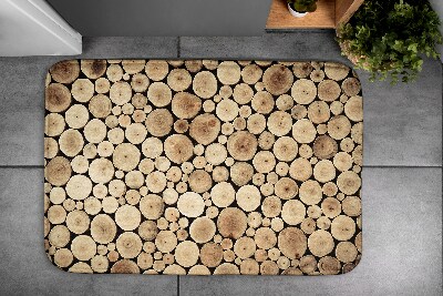 Tapis de bain Tapis de bain Journaux en bois