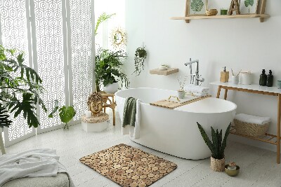 Tapis de bain Tapis de bain Journaux en bois