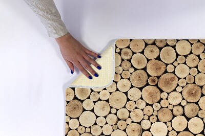 Tapis de bain Tapis de bain Journaux en bois