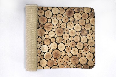 Tapis de bain Tapis de bain Journaux en bois