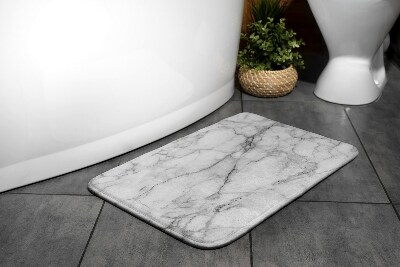 Tapis de bain Tapis de bain Marbre gris