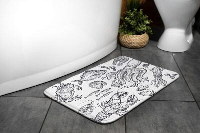 Tapis de bain Tapis de bain Animaux marins