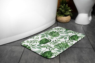 Tapis de bain Tapis de bain Feuilles de monstre