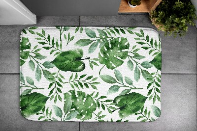 Tapis de bain Tapis de bain Feuilles de monstre