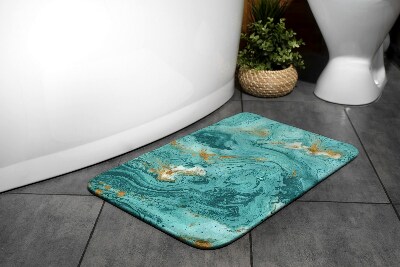 Tapis bain Tapis bain Marbre turquoise