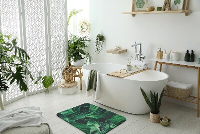 Tapis bain Tapis bain Plantes Feuilles