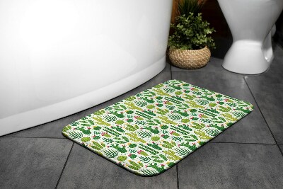 Tapis salle de bain Tapis salle de bain Cactus motif