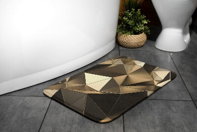 Tapis de bain Tapis de bain Motif d'or