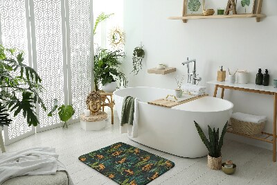 Tapis salle de bain Tapis salle de bain Pic de plante animale
