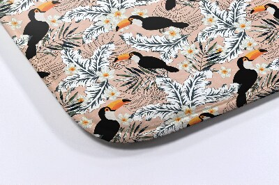 Tapis bain Tapis bain Plante d'oiseau Toucan