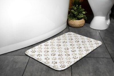 Tapis salle de bain Tapis salle de bain Pattes de chien