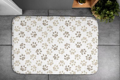 Tapis salle de bain Tapis salle de bain Pattes de chien