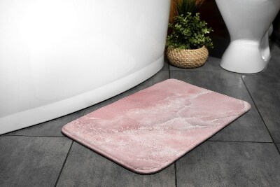 Tapis salle de bain Tapis salle de bain Abstraction rose