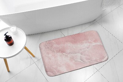 Tapis salle de bain Tapis salle de bain Abstraction rose