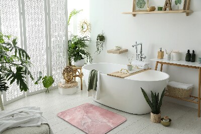 Tapis salle de bain Tapis salle de bain Abstraction rose