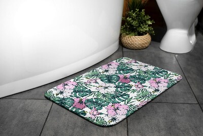 Tapis salle de bain original Tapis salle de bain original Feuilles monstres