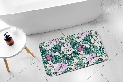 Tapis salle de bain original Tapis salle de bain original Feuilles monstres