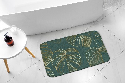 Tapis salle de bain original Tapis salle de bain original Feuilles monstres