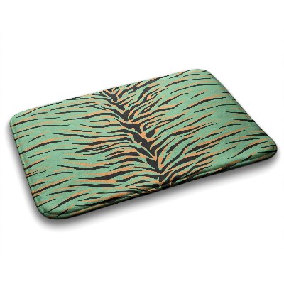 Tapis salle de bain original Tapis salle de bain original Abstraction des rayures du tigre