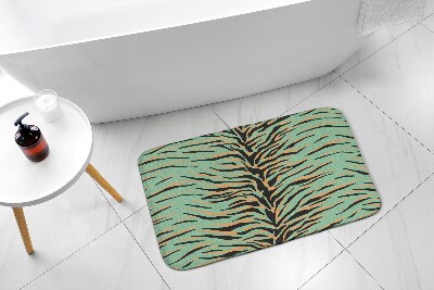 Tapis salle de bain original Tapis salle de bain original Abstraction des rayures du tigre