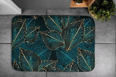 Tapis de bain Tapis de bain Feuilles de plante