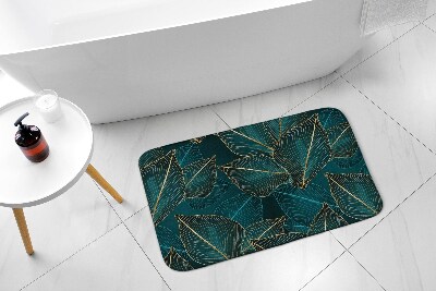 Tapis de bain Tapis de bain Feuilles de plante