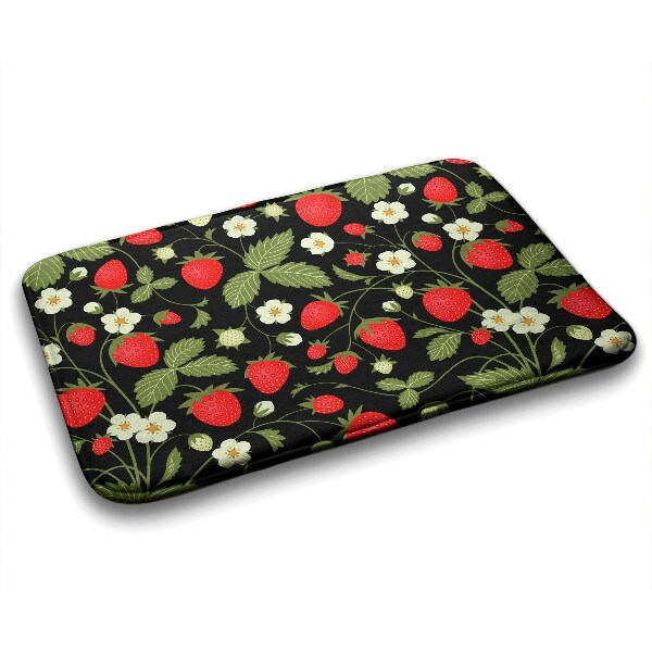 Tapis de bain Tapis de bain Des fraises